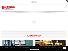 Tablet Screenshot of gastronomie-report.de